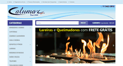 Desktop Screenshot of calumax.com.br